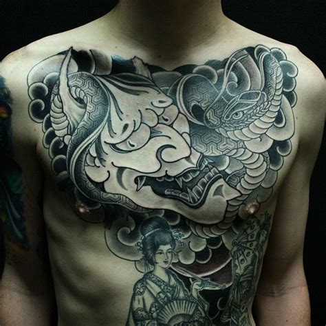 40 Best Japanese Mask Tattoos Designs And Ideas 2019