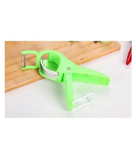Extra Sharp Stainless Steel Multi Cutter And Peeler Plastic Vegetable