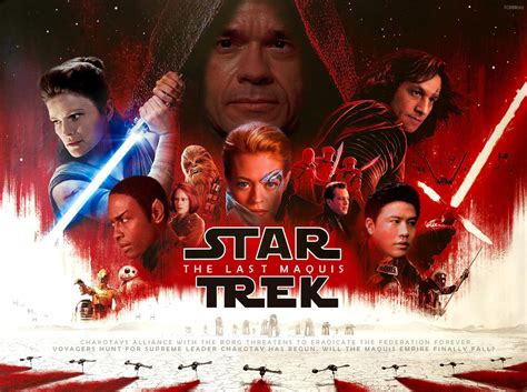Star Trek Star Wars Crossover Poster By Torri012 On Deviantart