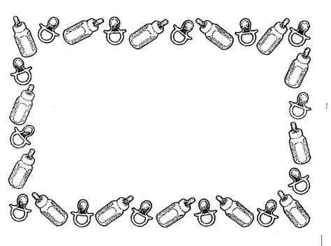 Baby shower coloring page 13. Baby Shower invitation - free coloring pages | Coloring Pages