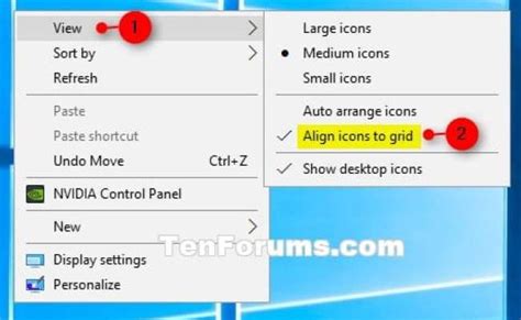 How To Enable Or Disable Align Icons To Grid On Windows 11 Or 10