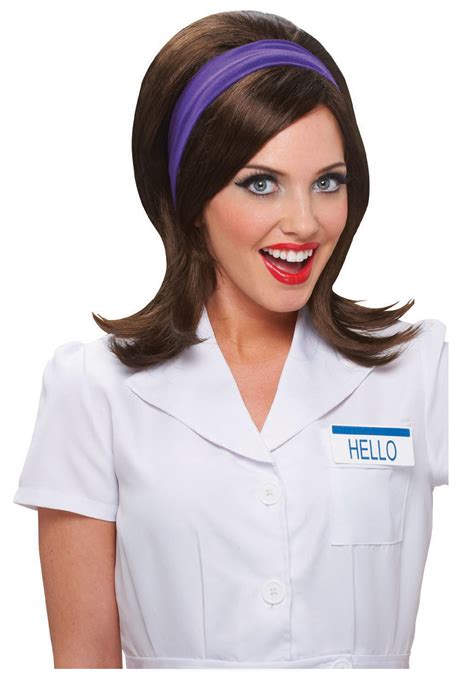 Retro Flo Insurance Girl Wig Funny Progressive Accessories