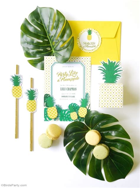 Free Printable Pineapple Invitations Free Printable