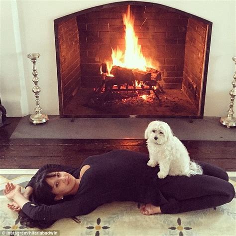 Hilaria Baldwin Places Her Pup In An Odd Place Of Her Body As She Does