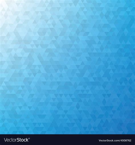 Abstract Blue Triangle Background Royalty Free Vector Image