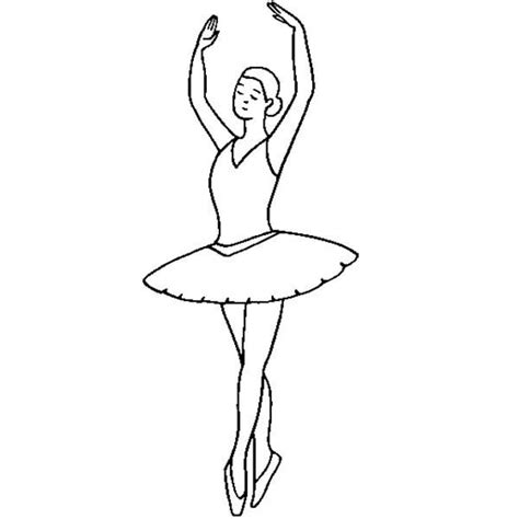 Ballerina Doing Ballet Fifth Position Coloring Pages Coloring Sky