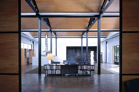 The industrial loft drafting desk, function and a great look. Loft Interior Design | Dog Team Too Loft and Studio | San ...