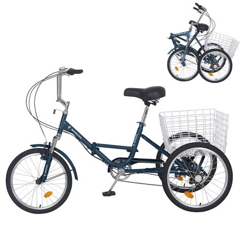 buy slsy adult folding tricycles 7 speed folding adult trikes 20 24 26 inch 3 wheel bikes with