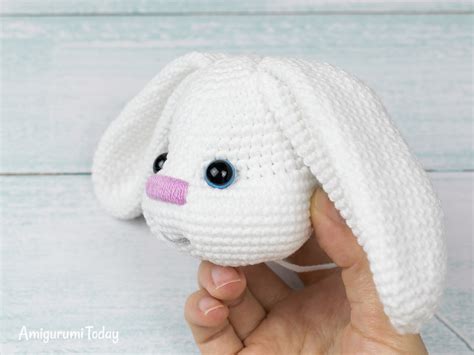 I'd love to see your bunny ear headband masterpiece! Crochet Big Floppy Ear Bunny Amigurumi Free Pattern ...
