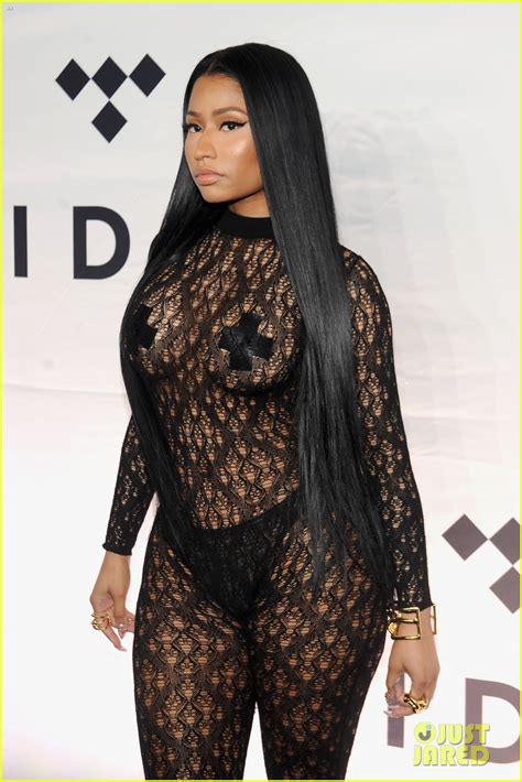 Nicki Minaj Rocks Two Sexy Looks On Tidal X Red Carpet Photo Nicki Minaj