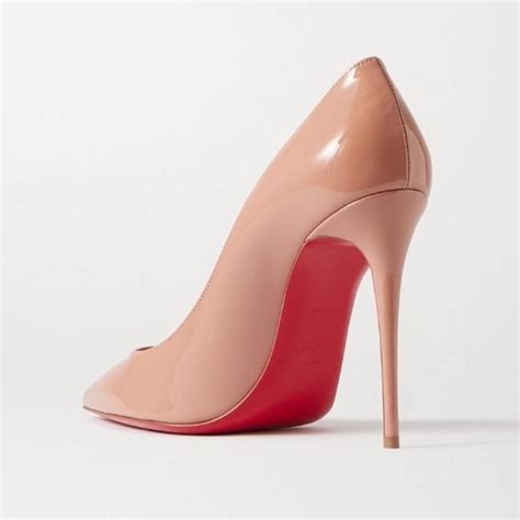 Christian Louboutin Nude Kate Pigalle Patent Leather Heels My XXX Hot