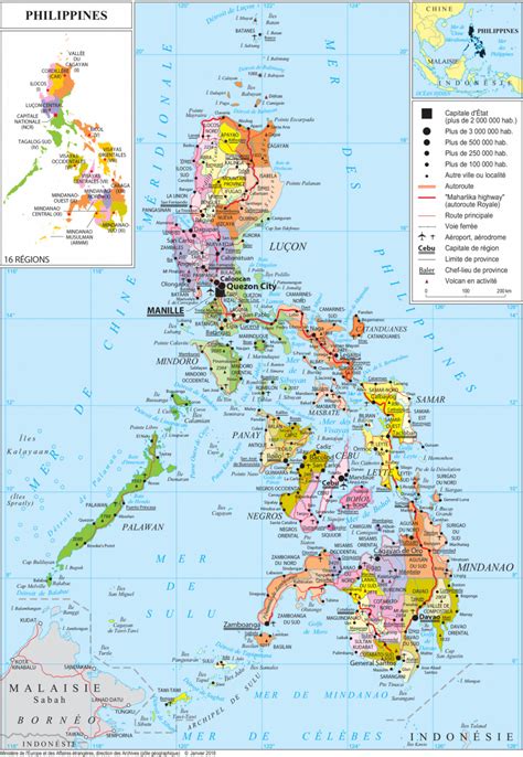 Geopolitical Map Of Philippines Philippines Maps