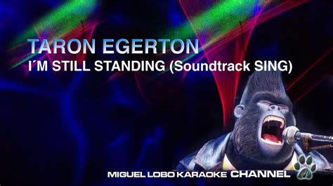 Karaoke Taron Egerton I´m Still Standing Sing Movie Soundtrack