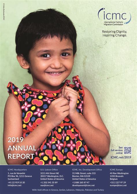 Annual Report 2019 The International Catholic Migration Commission Icmc