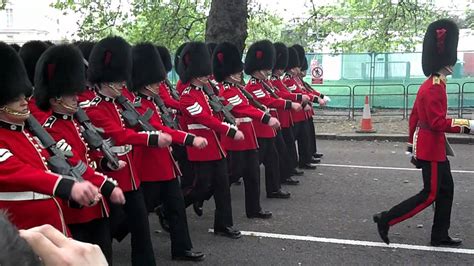 Queens Guard Marching From Buckingham Palace Youtube