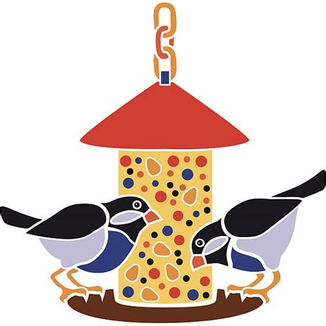 Best Bird Feeder Illustrations Royalty Free Vector