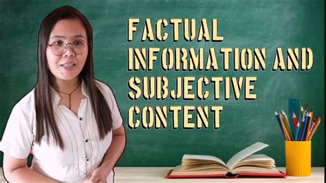 English 9 Factual Information And Subjective Content Youtube