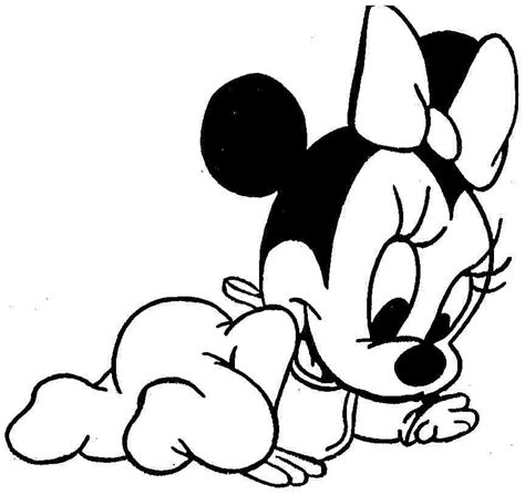 Baby Mickey Mouse Coloring Pages At Free Printable