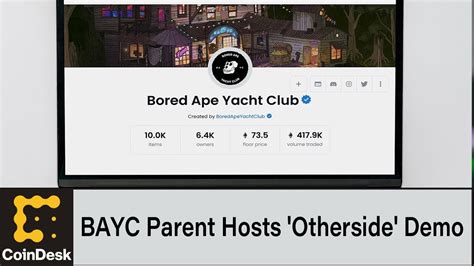 Bored Ape Yacht Club Parent Hosts New Otherside Metaverse Demo Youtube