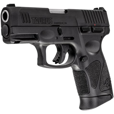 Taurus G3c 9mm Luger 325in Black Pistol 101 Rounds Black