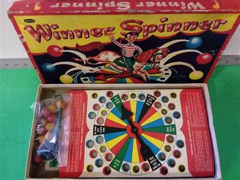 Vintage Winner Spinner Board Game By Whitman Publishing 1953