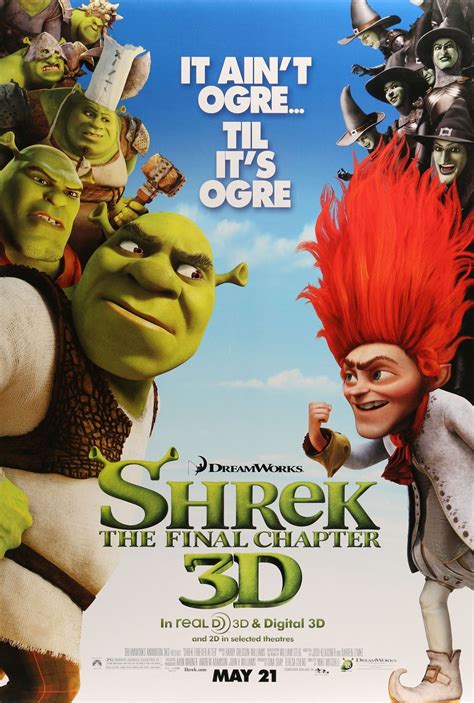 Shrek Forever After 2010 Shrek Streaming Movies Movie Posters