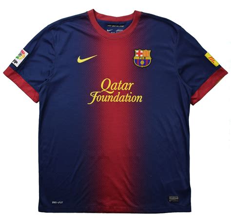 2012 13 Fc Barcelona Messi Shirt M Boys 152 Cm Football Soccer