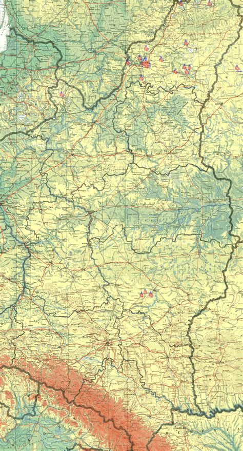 Mapa Polski 1939 R