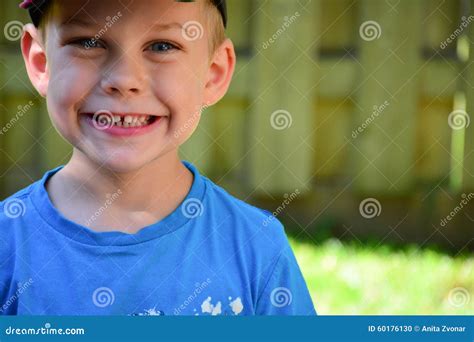 Four Year Old Caucasian Boy Close Up Face Stock Photo Image Of Eyed