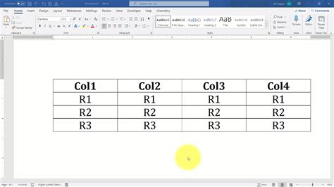 Solved How To Insert Text Above Table In Word 2007 And Above