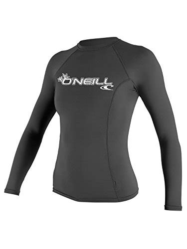 Oneill Wetsuits Mens Basic Skins Upf 50 Long Sleeve Sun Shirt White