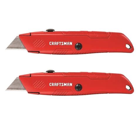 Craftsman 34 In 106 Blade Retractable Utility Knife With On Tool Blade