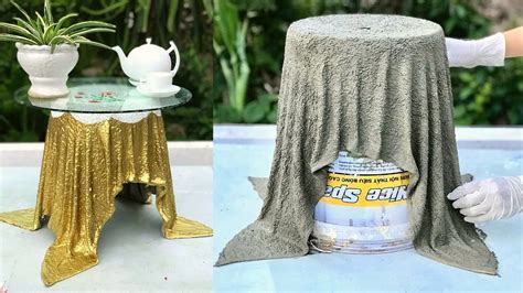 Great creative skills from towels and cement - how to make a beautiful