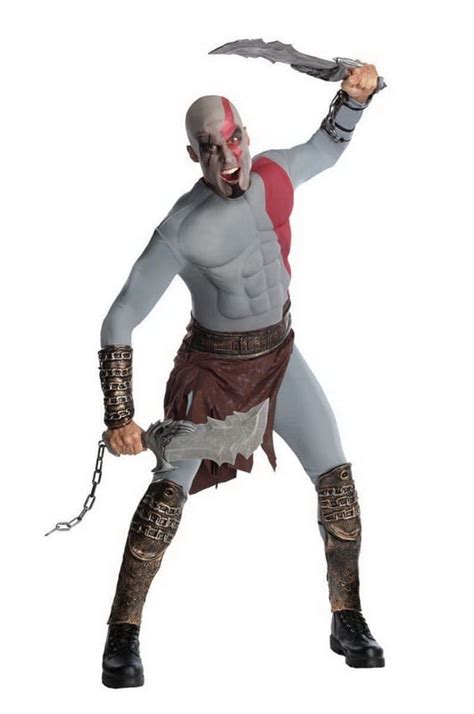 rubie s god of war kratos musclechest costume adult x large 44 52