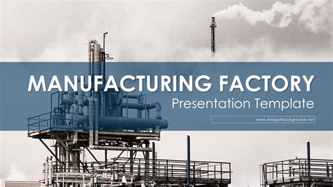 Free Manufacturing Powerpoint Templates Printable Templates