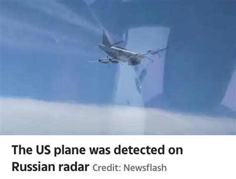 Russian Fighter Jets Intercept Us Spy Plane Over Black Sea Pictures