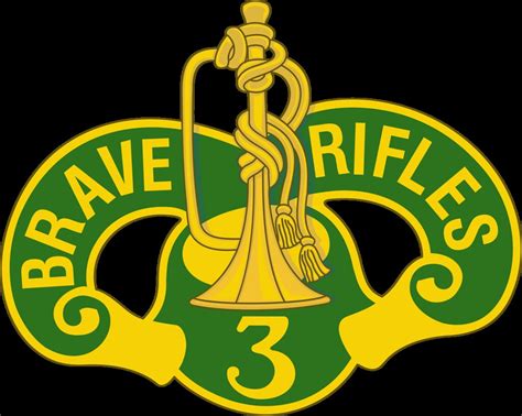 3rd Armored Cavalry Regiment Crest “brave Rifles Veterans Flickr