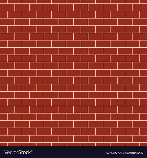 Red Brick Wall Seamless Pattern Royalty Free Vector Image