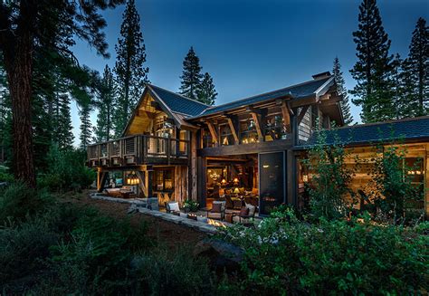 Mountain Cabin Overflowing With Rustic Character And Handcrafted Beauty