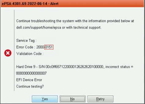 Powervault Me4 Me5 Epsa Error Code 2000 0151 Reported By Poweredge