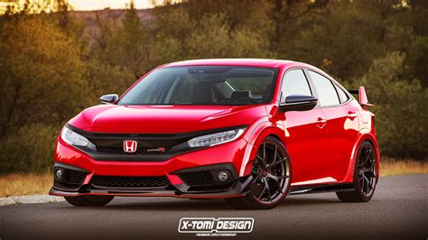 2016 Honda Civic Sedan Type R Rendering