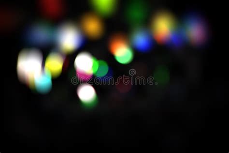 Abstract Bokeh Background Bokeh Overlay Blurred Lights Colorful