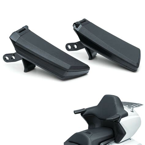 18 20 Goldwing Rear Passenger Armrests Black Fits Honda Gold Wing Tour