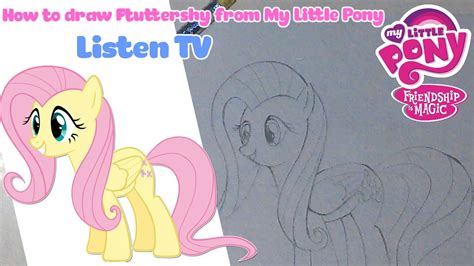 Cách Vẽ Pony Mắc Cỡ Trong Pony Bé Nhỏ How To Draw Fluttershy From My