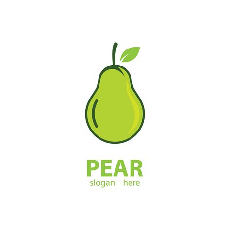 Pear Logo Images 14398885 Vector Art At Vecteezy