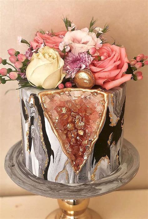 get inspired with unique and eye catching wedding cakes traditional wedding cakes geode cake