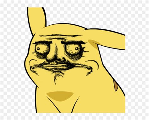 Give Pikachu A Face Pikachu Meme Face Png Clipart 14345 PikPng