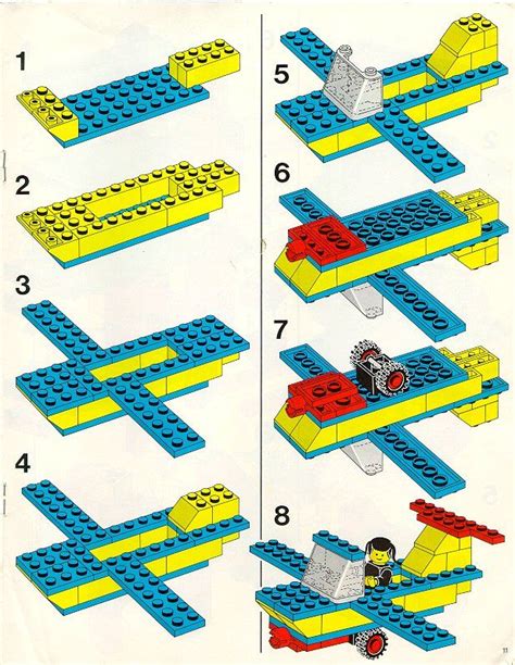 Old Lego® Instructions Lego Basic Lego Craft Lego Instructions