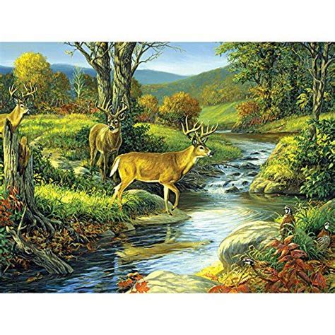 Bits And Pieces 300 Piece Jigsaw Puzzle Four Of A Kind Deer By Artist
