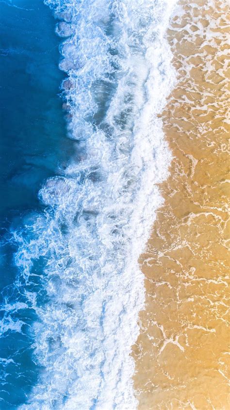 Beach Waves Wallpaper For Iphone And Android Waves Wallpaper Beach